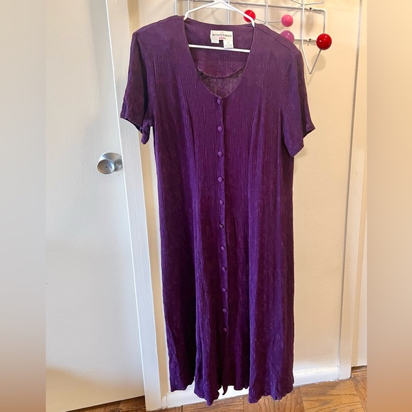 Vintage Dresses & Skirts - 🌟HOST PICK!🌟 80s Vintage 💜 Betsy’s Things Crepe Boho Maxi-Dress